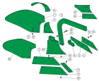 Корпус плуга PHX 30, PHX 35