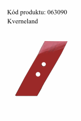 Долото усыленное левое - 15мм - Kverneland 15 mm, No. 1 - 28